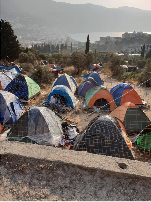 Flüchtlingslager in Samos