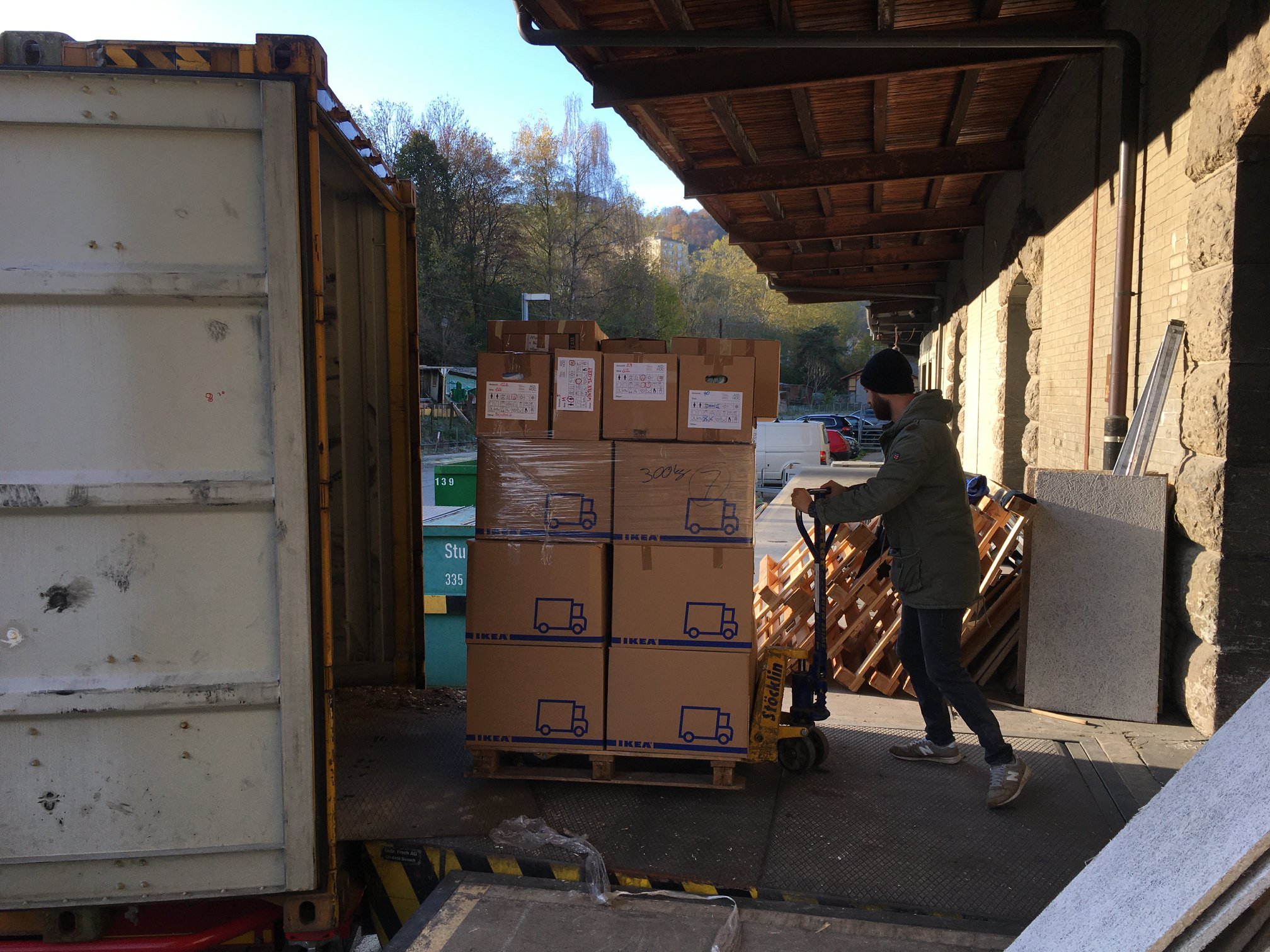 Hilfsgütertransport von St. Gallen nach Griechenland